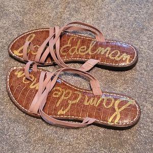 Never worn lavender Sam Edelman leather sandals